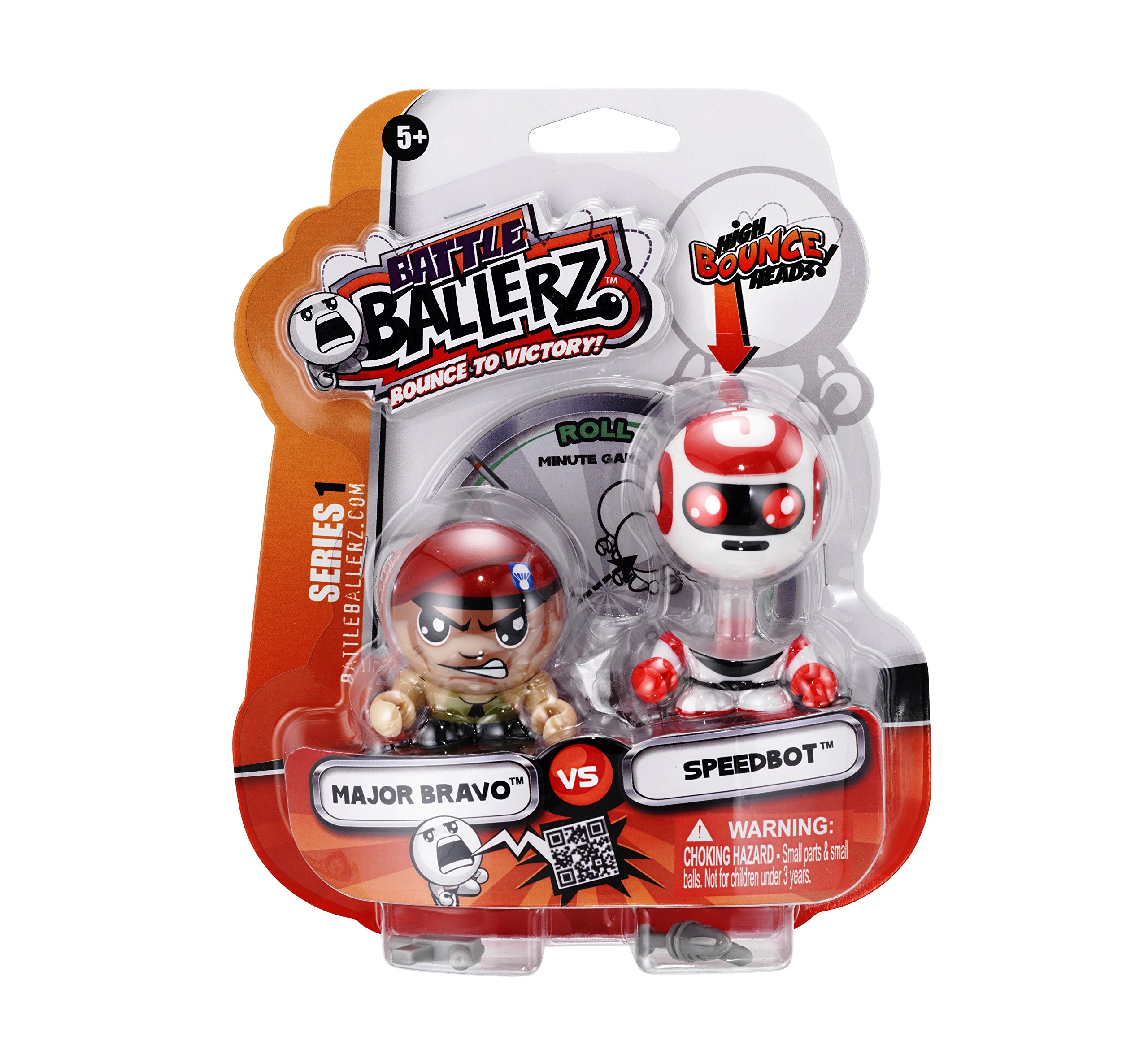 Amazon.com: Yomega Battle Ballerz Major Bravo Verses Speed Bot